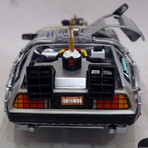 Back To The Future 3 // Michael J Fox Signed Delorean Car // Custom Display