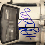 Back To The Future 3 // Michael J Fox Signed Delorean Car // Custom Display