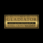 Gladiator // Russel Crowe Signed Photo // Custom Frame