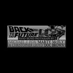 Back To The Future // Michael J Fox + Christopher Lloyd Signed Photo // Custom Frame