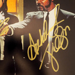 Pulp Fiction // John Travolta + Samuel L. Jackson Signed Photo // Custom Frame