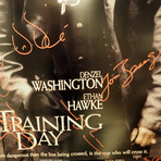 Training Day // Cast Signed Poster // Custom Frame
