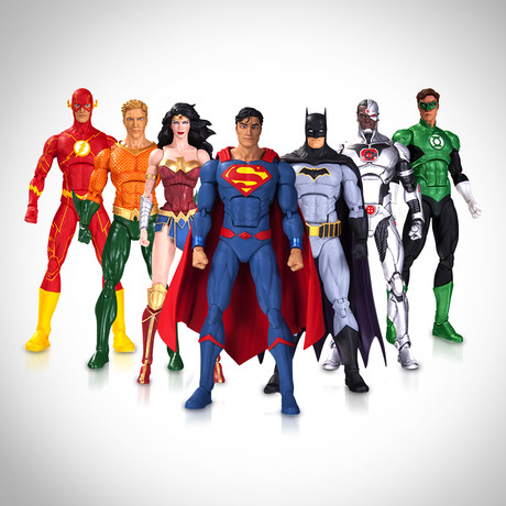 Justice League // Set Of 7 // Limited Edition Articulated Statue
