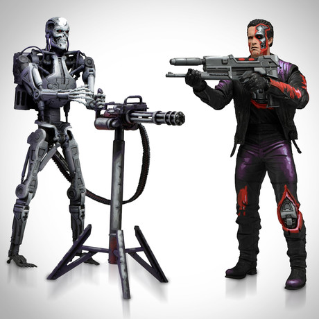 Robocop Vs Terminator // Set Of 2 // Limited Edition Articulated Statues