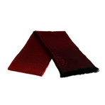 Aimone Wool Scarf // Red + Black