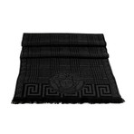 Baldassare Wool Scarf // Grey + Black