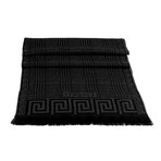 Baldassare Wool Scarf // Grey + Black