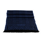 Fiorino Wool Scarf // Blue + Black