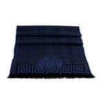 Fiorino Wool Scarf // Blue + Black