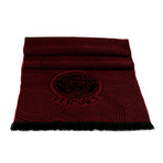 Dario Wool Scarf // Red + Black