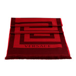 Leone Wool Scarf // Red