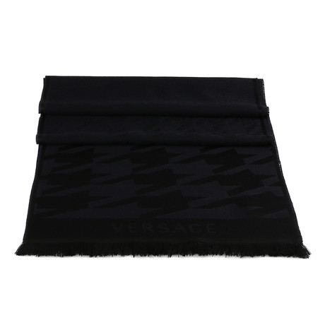 Serse Wool Scarf // Black