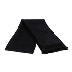 Serse Wool Scarf // Black