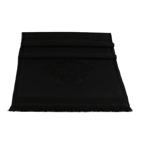 Battista Wool Scarf // Black