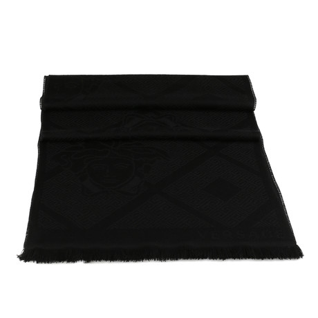 Gianluca Wool Scarf // Black
