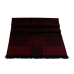 Giuseppe Wool Scarf // Red + Black