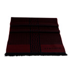 Giuseppe Wool Scarf // Red + Black