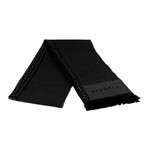 Giacobbe Wool Scarf // Grey + Black