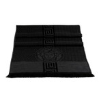 Giacobbe Wool Scarf // Grey + Black