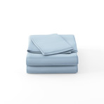 Luxury Bamboo Sheets // Sky Blue (Double)