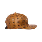 MCM // Visetos Coated Canvas Buckle Strap Hat // Cognac // 18072 // Pre-Owned