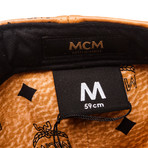 MCM // Visetos Coated Canvas Buckle Strap Hat // Cognac // 18072 // Pre-Owned