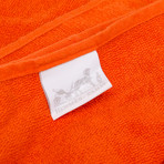 Hermes // Large Terry Cloth Yachting Towel // Orange // 3474 // Pre-Owned