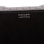 Goyard // Chevron Goyardine Desk Tray // Black + Brown // Pre-Owned