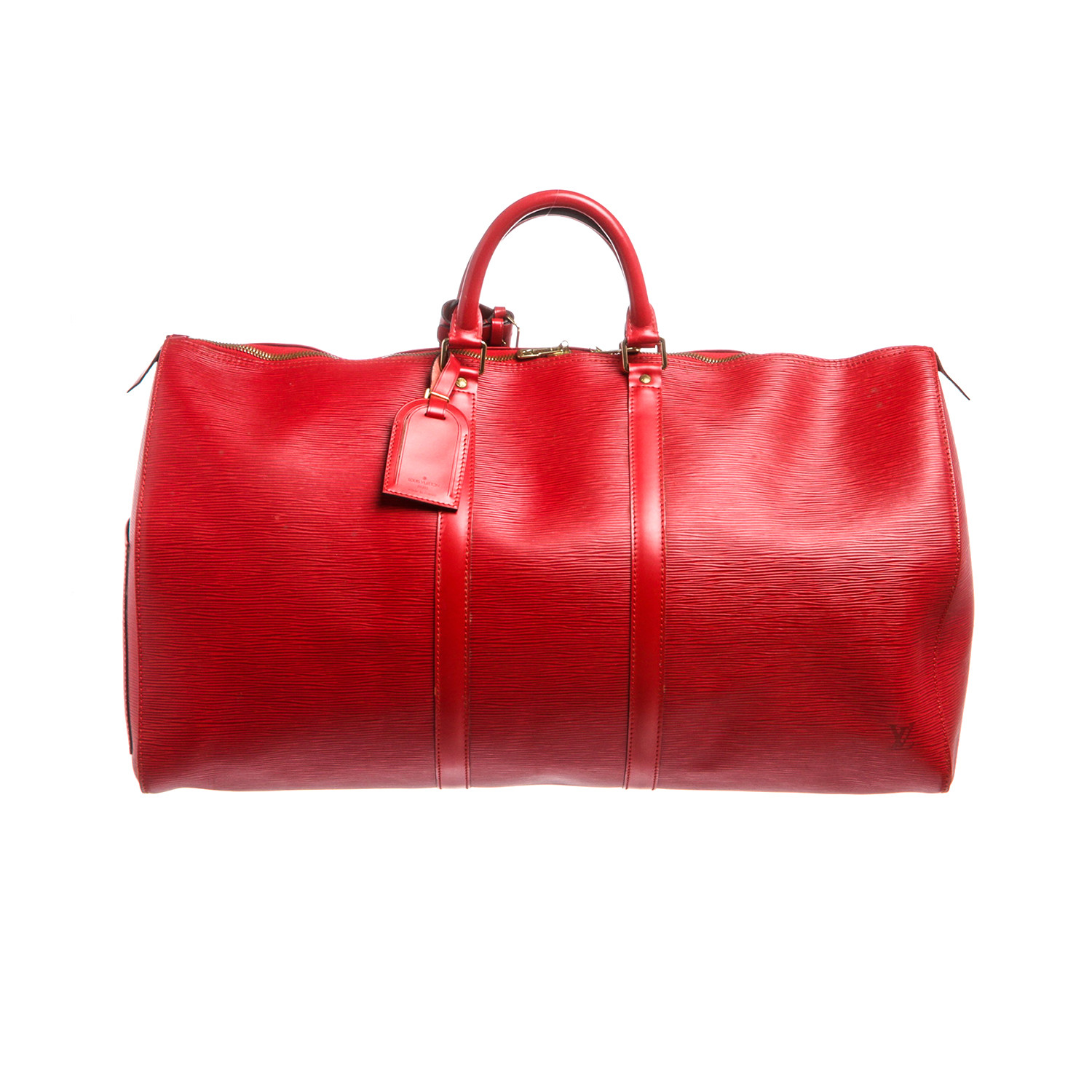 Louis Vuitton // Epi Leather Keepall Duffle Bag // Red // SP0947 // Pre-Owned - Louis Vuitton ...