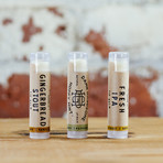 Lip Balm Trio // Hoppy Mint + Gingerbread Stout + IPA