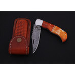 Pocket Folding Lock Back Knife (Brown)