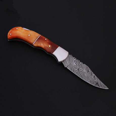 Pocket Folding Lock Back Knife (Brown)