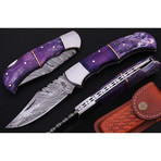 Pocket Folding Lock Back Knife (Brown)