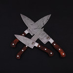 Damascus Professional Chef's Knife // 4 Piece Set