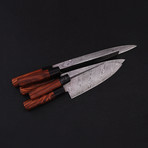 Damascus Professional Chef's Knife // 5 Piece Set