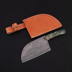 Damascus Cleaver Knife // 9117
