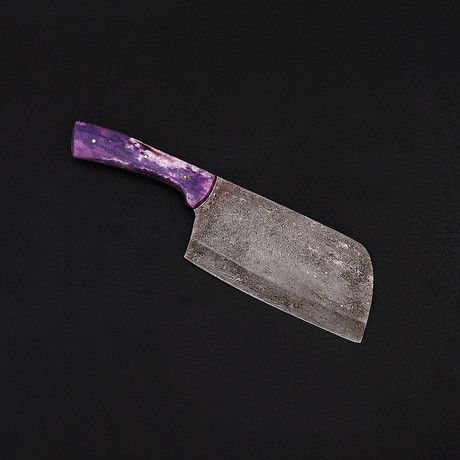 Damascus Cleaver Knife // 9118