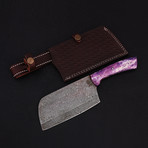 Damascus Cleaver Knife // 9118