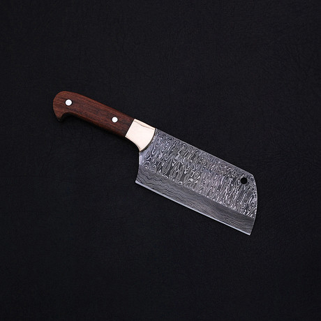 Damascus Cleaver Knife // 9119