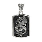 Dragon Dog Tag Pendant