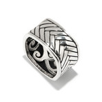 Woven Square Ring (Size 9)