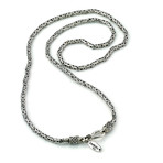 Bali Byzantine Chain // Silver (18"L)