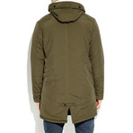 Nantwich // Hooded Parka // Olive (XL)