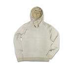 W1540 // Twisted Yarn Pullover // Khaki + Cream (M)