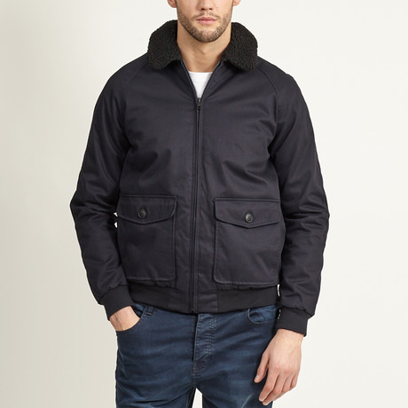 Hannington // Bomber Jacket // Navy (S)