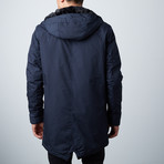 Einstein // Twill Hooded Parka // Navy (S)