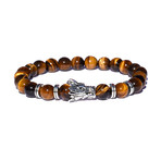 Tiger Eye Dragon Bracelet (6.5"L)