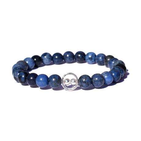 Dumortierite Blue Bracelet (6.5"L)