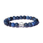 Dumortierite Blue Bracelet (6.5"L)