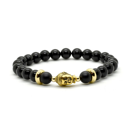 Gold Buddha Bracelet (6.5"L)